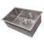 DuraSnow® ZLINE 27" Meribel Undermount Single Bowl Fingerprint Resistant Stainless Steel Kitchen Sink with Bottom Grid
