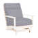 Kennebunkport Wrought Aluminum Outdoor Spring Lounge Chair