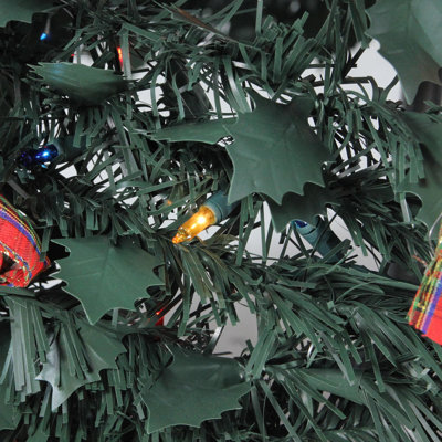 Arbre de Noël artificiel 6 pi multicolore pré-éclairé 6 pi