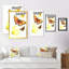 Illustration de magnifiques papillons jaunes sur toile-1487284318-1487284319