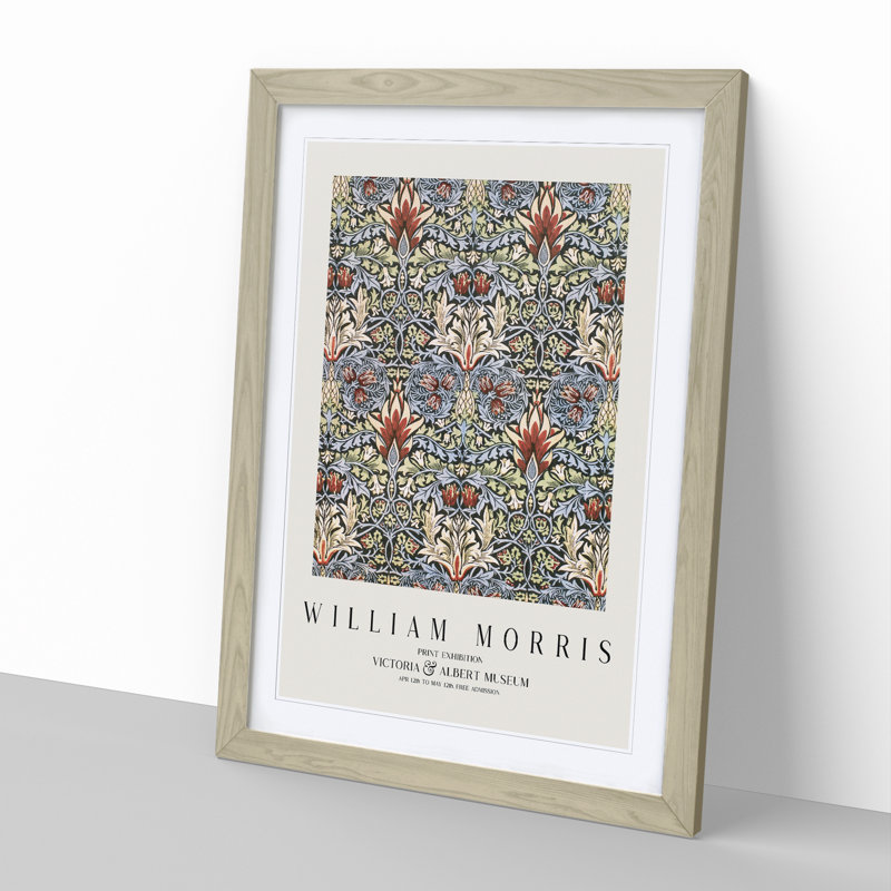 Snakeshead Vol.2 - Picture Frame Painting, Oak, 36cm H x 27cm W x 2cm D