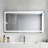 Daytona LED Wall-Mount Mirror for Bathroom with 3 Color Lighting, Touch Control, Dimmer and Defogger, Digital Clock.-763502147