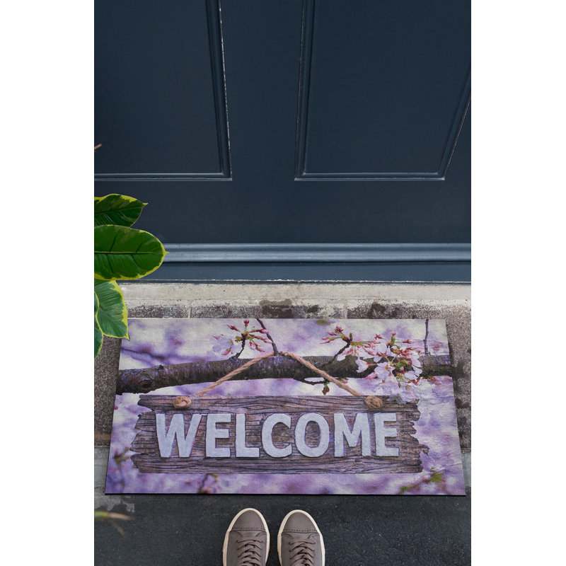 Durable PVC Doormat, Non-Slip Underside, 15.7 x 23.6 inches | 100% PVC Material, Machine Washable at 86°F | Perfect for Indoor & Outdoor Use, Easy to Clean, Stylish & Functional Welcome Mat