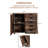 Coheman 24" Home Office Filing Cabinet with 2 Shelves, 5-Drawer Mobile Wood File Cabinet, Under Desk Rolling Storage for Documents, Clothes & Craft Supplies, Space-Saving Design-87785291