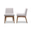 Chaise d'appoint rembourrée Klimek-1876543470