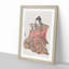 Boy Playing the Flute by Torii Kiyonaga - Picture Frame Painting Print-55513238-55513240
