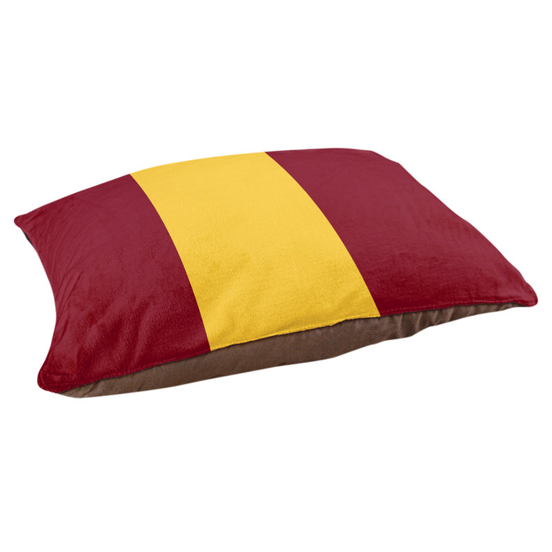 Coussin Louisville, Marron / jaune / marron, Très grand (l 50 po x P 40 po x H 7 po)