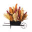 Centre de table chariot de sorgho multicolore 15 po H