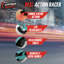 Hyper Drive: RC Action Racer - Bleu sarcelle - Voiture télécommandée à l'échelle 1: 24, Action de vapeur de fumée, Portes motorisées, Phares à DEL, Fonction complète 27Mhz, Enfants 3+