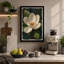 Magnolia Bloom Botanical - Wrapped Canvas-1279991187-1279991193