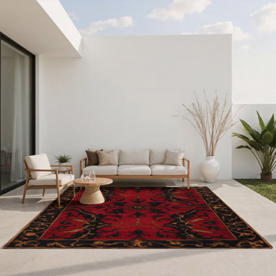 Tapis d'intérieur et d'extérieur Seraphic Bloom