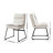 Priama Edson 5-piece Round Dining Set, Trestle Dining Table With 4 Stylish Chairs-1777368548