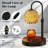 Candle Warmer Lamp with Timer Dimmer,Adjustable Height Wax Melting Lamp,(Black)-130040119