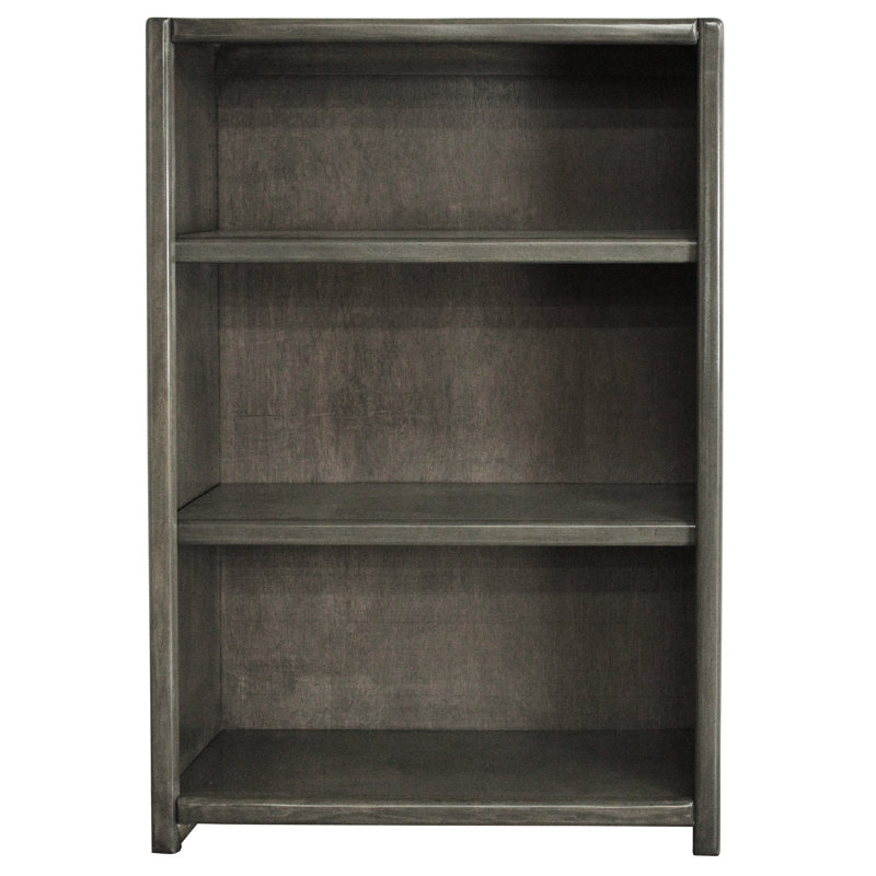 McKaylah Bookcase, Gray Stone, (3 Shelf) 60” H x 32” W x 13” D