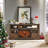 Wilsie 60"W Fireplace TV Stand with Sliding Barn Door, Farmhouse Storage Console for TVs Up to 65''-661426860