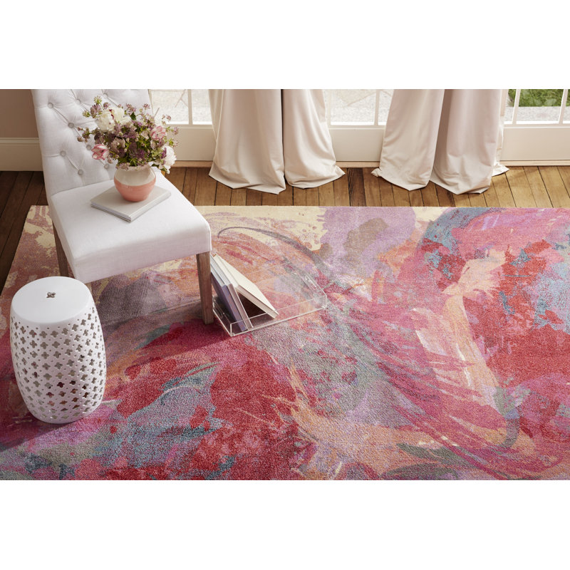 Abstract Indoor Rug, Rectangle 4' x 6'