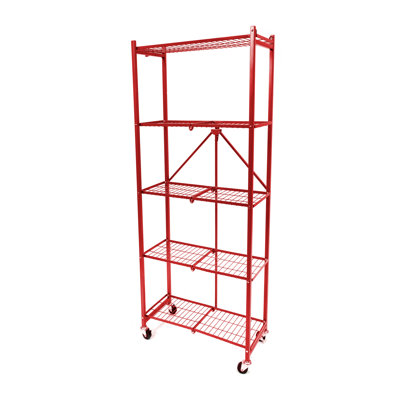Porte-garde-manger pliable à 4 tablettes 