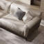 Causeuse-coussin standard en cuir véritable beige-889316686
