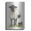 Art mural en métal «Sheep» par Leslie Trimbach, 12 po x 16 po-2006840327