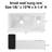 SOUEEUM 10'' White Ceramic Rectangular Bathroom Sink