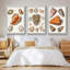 Ensemble de 3 cadres flottants sur toile-97754243-97754236