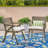 Outdoor Acacia Wood Dining Chair With Cushons-1930570400