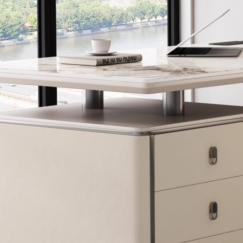 Bureau moderne et minimaliste, H 29,53 po x l 70,87 po x P 27,56 po