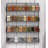 21 inch 4-Tier Wall Spice Rack Organizer