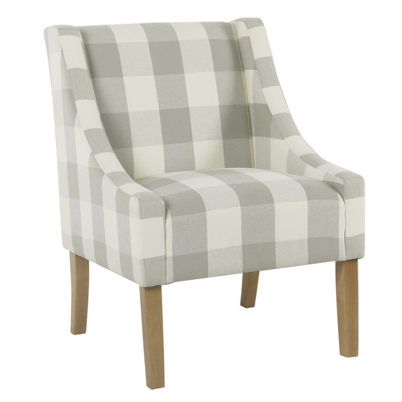 Fauteuil en coton de 24,75 po de large Gullo, Gris