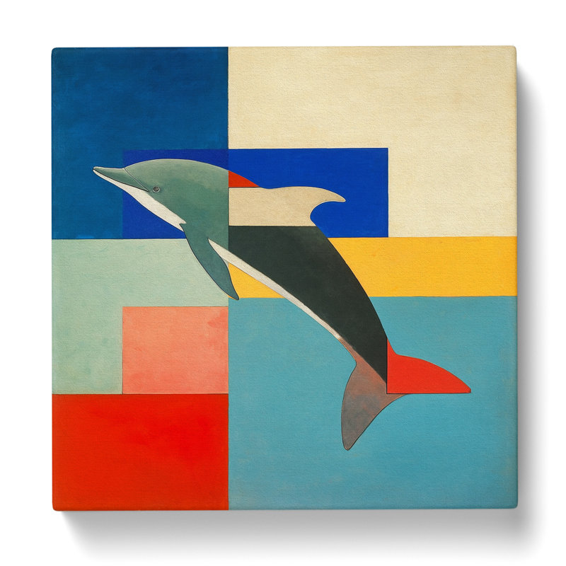 Dolphin Suprematism No.1 - Print