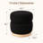 Round Upholstered Ottoman Stool-526681735