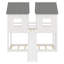 House Bunk Bed With Slide And Windows