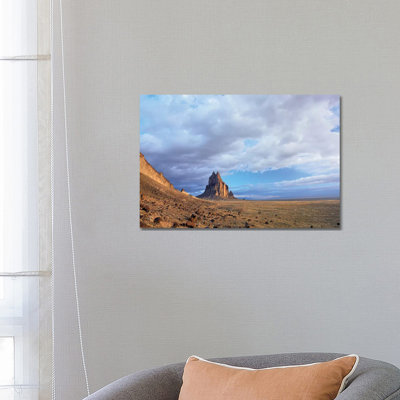 Shiprock, the Basalt Core of an Extinct Volcano 1 Piece Wrapped Canvas Wall Art