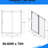 70"h Sliding Shower Door With 8mm Tempered Glass, Double Side Coating, Finish And Buffer - Corrosion Stainless Steel Frame, Adjustable Width, Smooth Silent 56 60"w 5/16"(8mm) Thick Easy Clean,