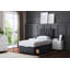  Upholstered Panel 2 Draw Divan Bed with Headboard-1784748667-1784748670