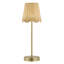 Lampe de table en métal 18 po avec abat-jour naturel-576884445