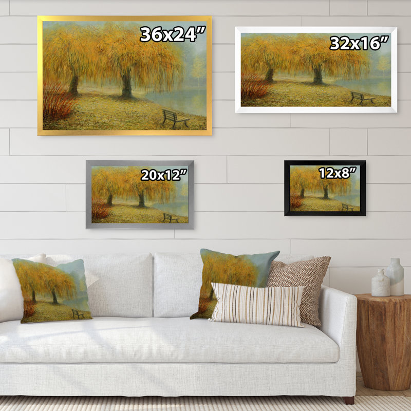 «Only The Two Of Us», reproduction sur toile, Cadre d'angle fermé noir, H 8 po x l 12 po x P 1 po