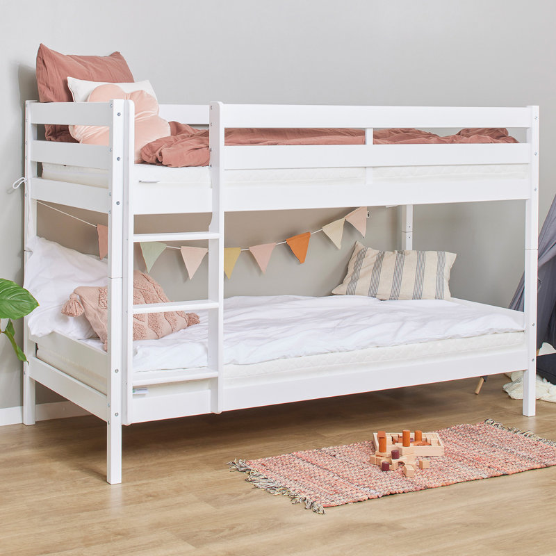 ECO Comfort Bunk Bed, White, European Single (90 x 200 cm)