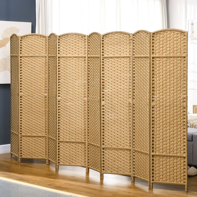 Paravent 8 panneaux pliable