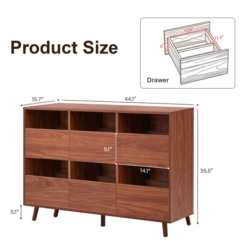 Armoire de rangement pour disques 44 po avec rangement en vinyle