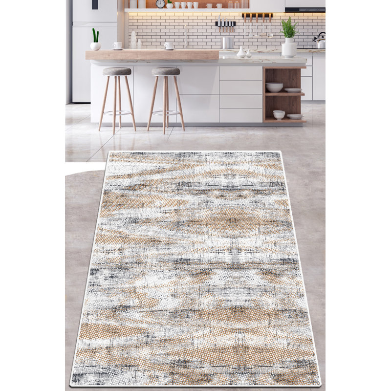 Antibacterial Hall Carpet, 100% Polyester, 47.2 x 59.1 inches | 10 mm Pile Height, 700 g/m² | Non-Slip Underside, Machine Washable | Perfect for Entryways & Living Rooms, Durable & Stylish Design