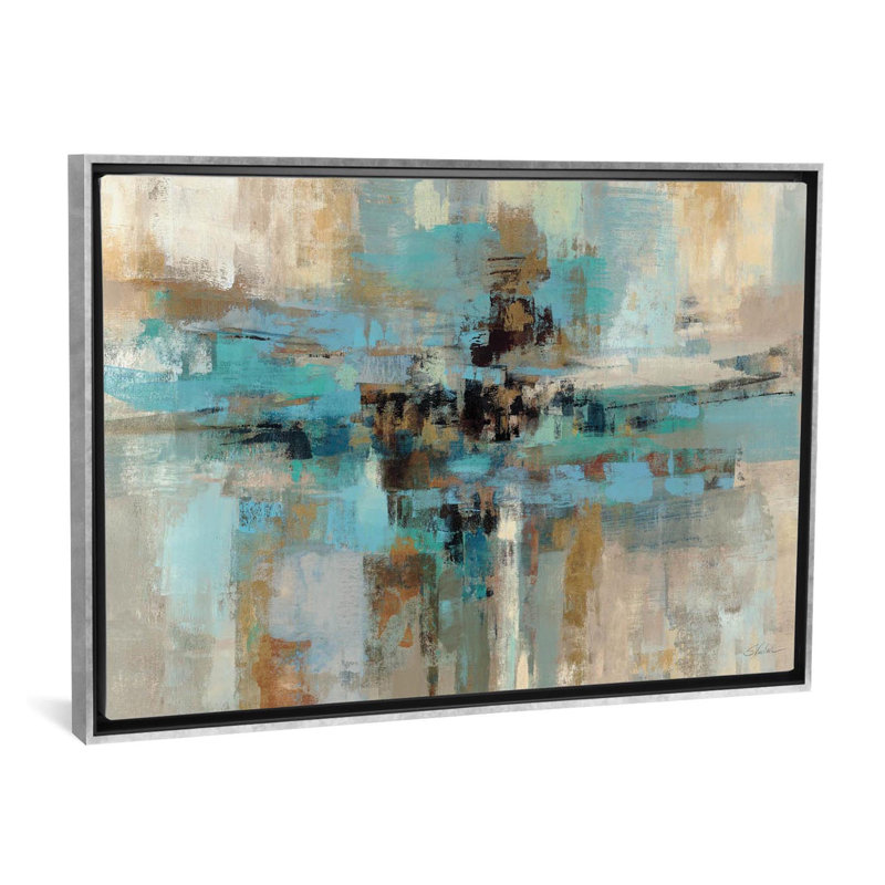 «Morning Fjord», impression, H 40 po x l 60 po x P 1,5 po, Toile avec cadre argenté