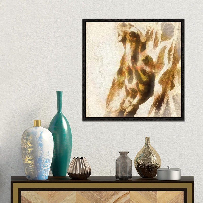 Inspektor V by Ryan Hartson-Weddle - Gallery-Wrapped Canvas Giclée on Canvas, Black Floater Frame, 45.72 cm H x 45.72 cm W