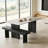 Triangular Foot Design Kitchen Table Bench,Entryway Shoe Storage