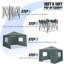 3m x 3m Pop Up Canopy Tent with 4 Removable Sidewalls 2.0-171353437