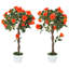 90 cm H Faux Plant in Cement Freestanding  Planter-795282793