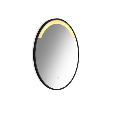Danayla Aluminum Round Mirror