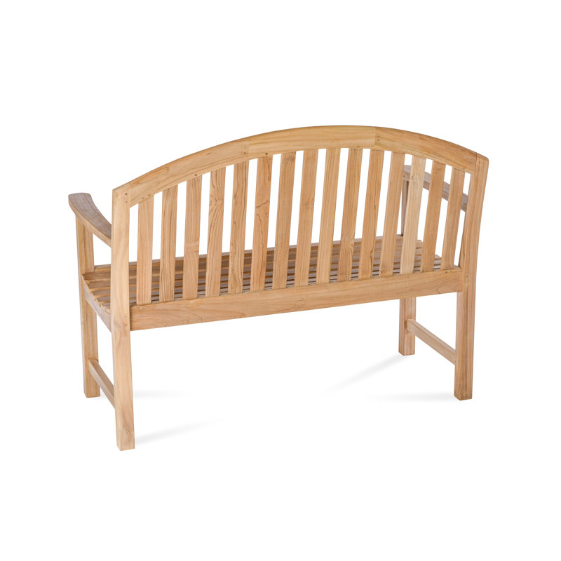 Dodger Outdoor Teak Bench, 40" H x 49" W x 27" D
