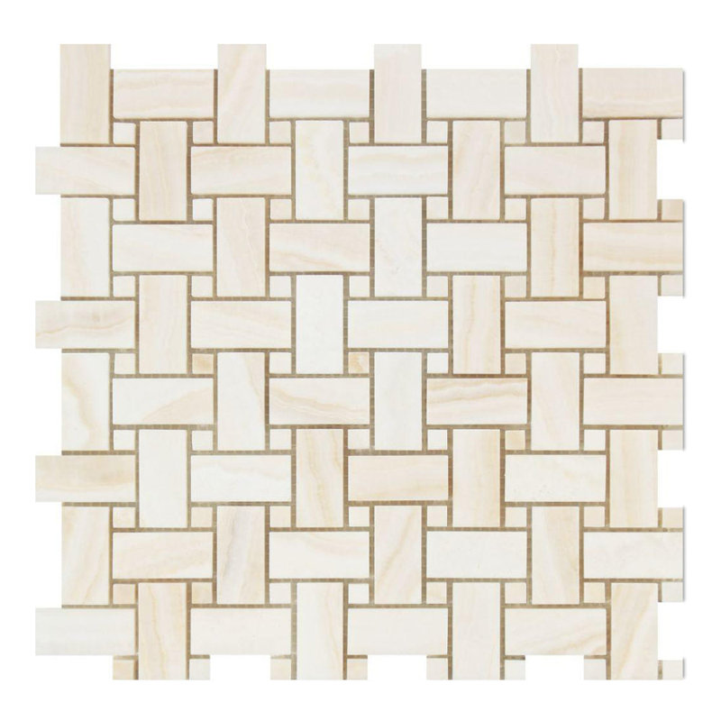 Carreau de mosaïque de mur et de plancher en pierre naturelle
