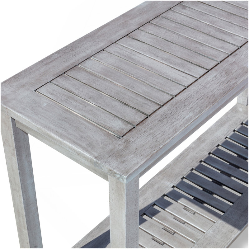 Eucalyptus Console Table, Silver Grey
